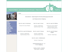 Tablet Screenshot of dialysezentrum-siegburg.de